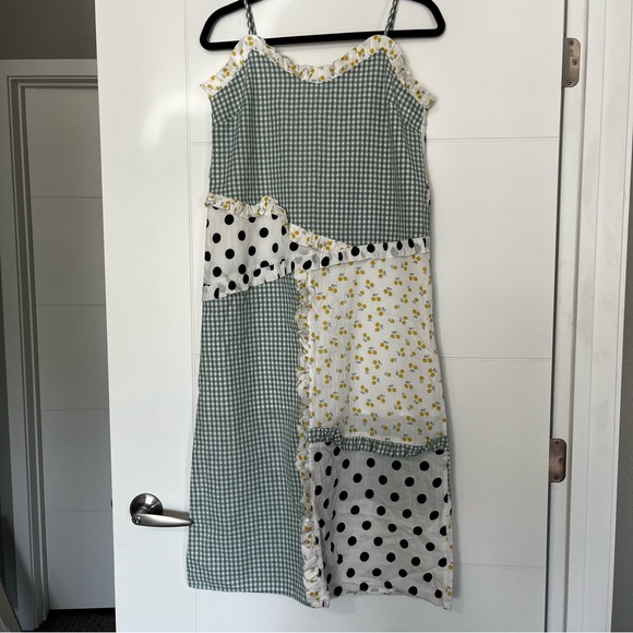 English Factory Mixed Print Slip Dress size Small - Picture 3 of 8